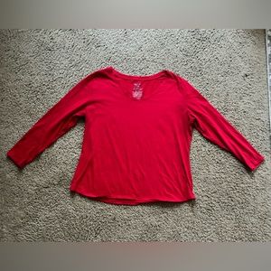 Red Long Sleeve Shirt